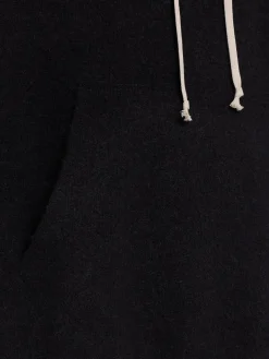 Felpa Hun in misto alpaca con cappuccio