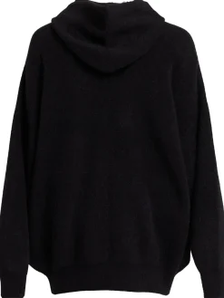 Felpa Hun in misto alpaca con cappuccio