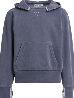 Felpa in cotone con cappuccio