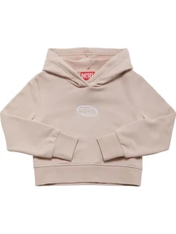 Felpa in cotone con cappuccio
