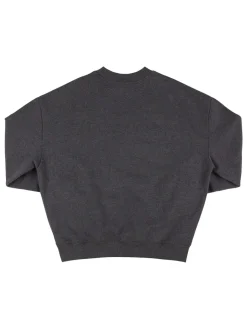 Felpa in cotone con logo