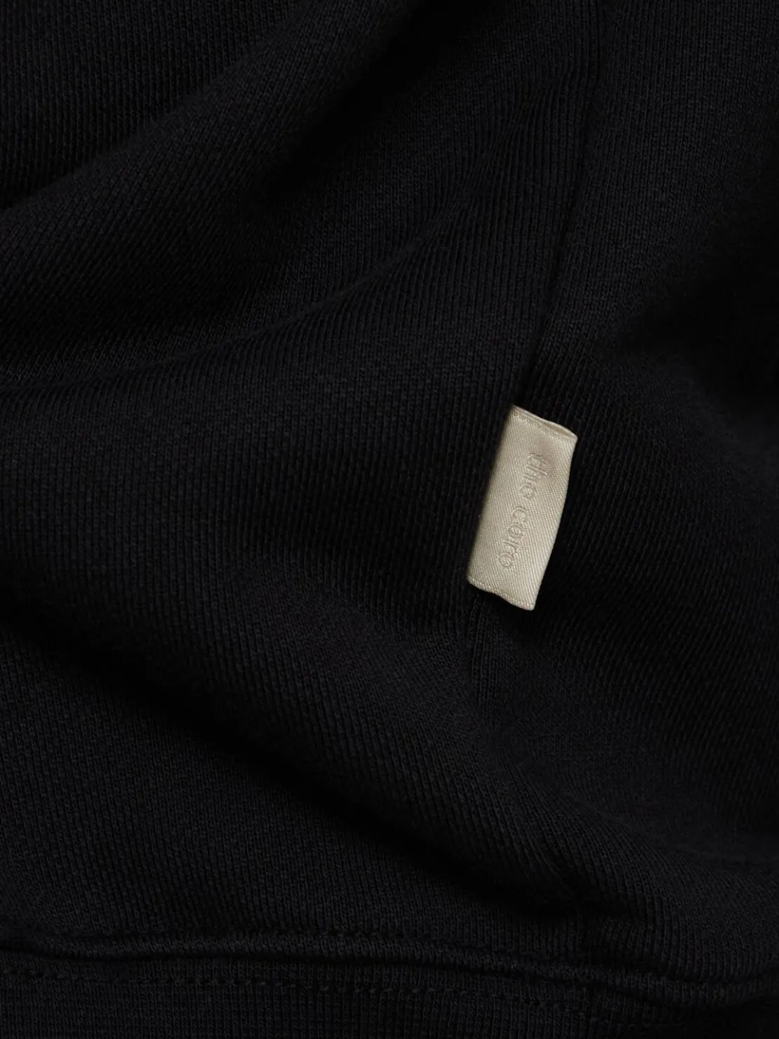 Felpa in cotone con zip e cappuccio