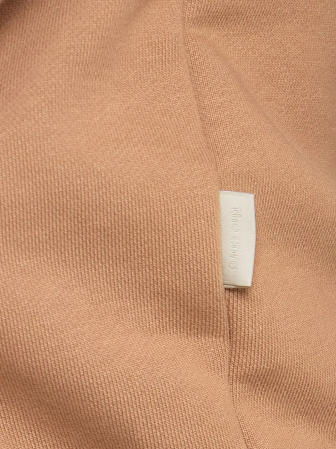 Felpa in cotone con zip e cappuccio