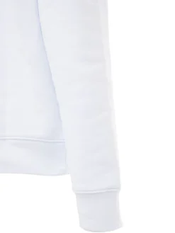 Felpa in cotone spazzolato con logo stampato