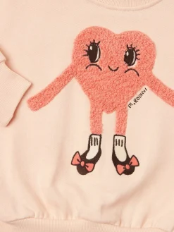 Felpa in cotone stampato