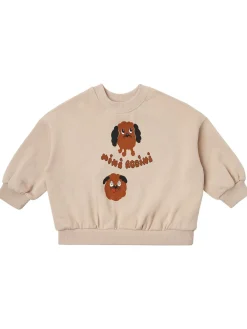 Felpa in cotone stampato