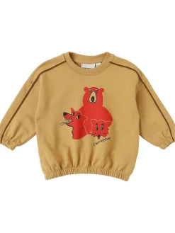 Felpa in cotone stampato