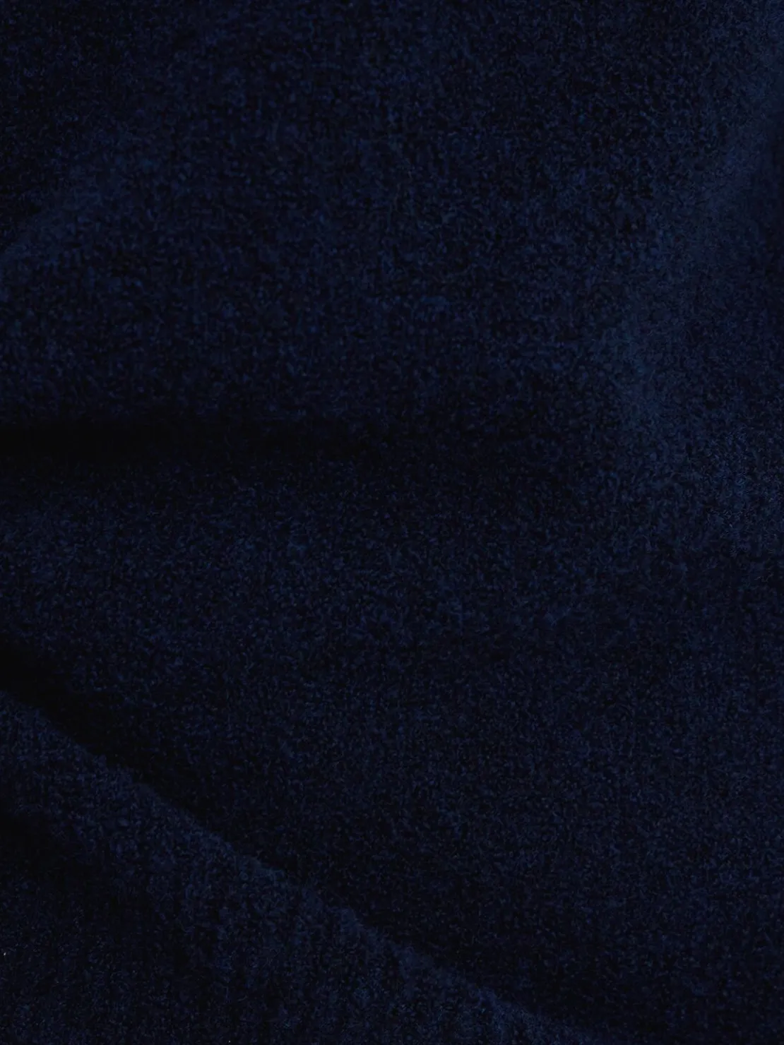 Felpa in maglia di lana con mezza zip e cappuccio