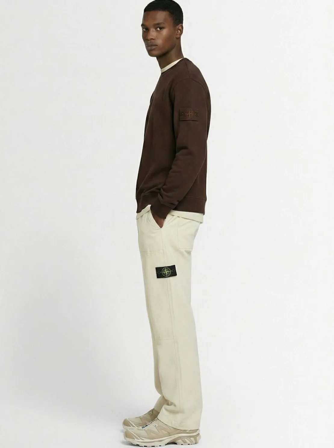 Felpa in misto cotone