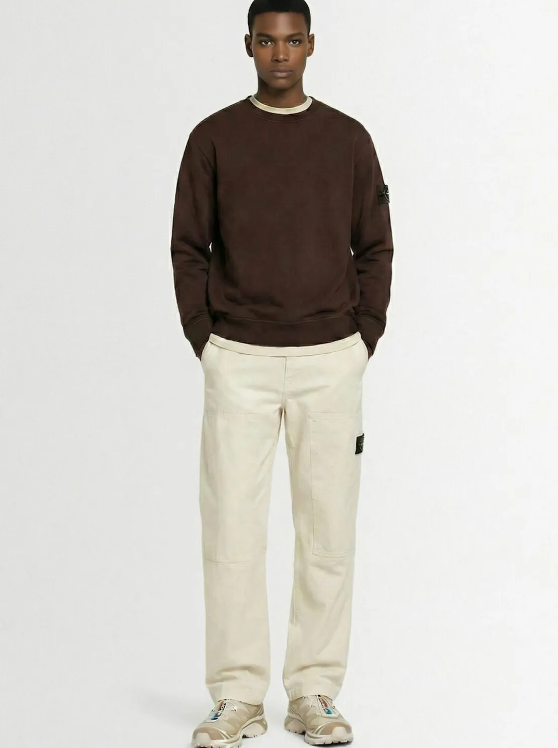 Felpa in misto cotone