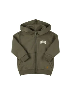 Felpa in misto cotone con cappuccio