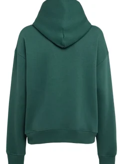 Felpa in misto cotone con cappuccio