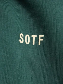 Felpa in misto cotone con cappuccio