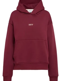 Felpa in misto cotone con cappuccio