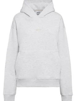 Felpa in misto cotone con cappuccio