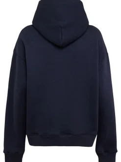Felpa in misto cotone con cappuccio