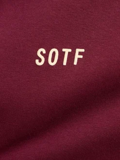 Felpa in misto cotone con cappuccio