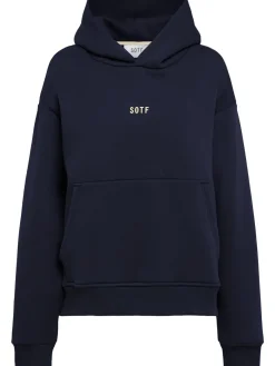Felpa in misto cotone con cappuccio