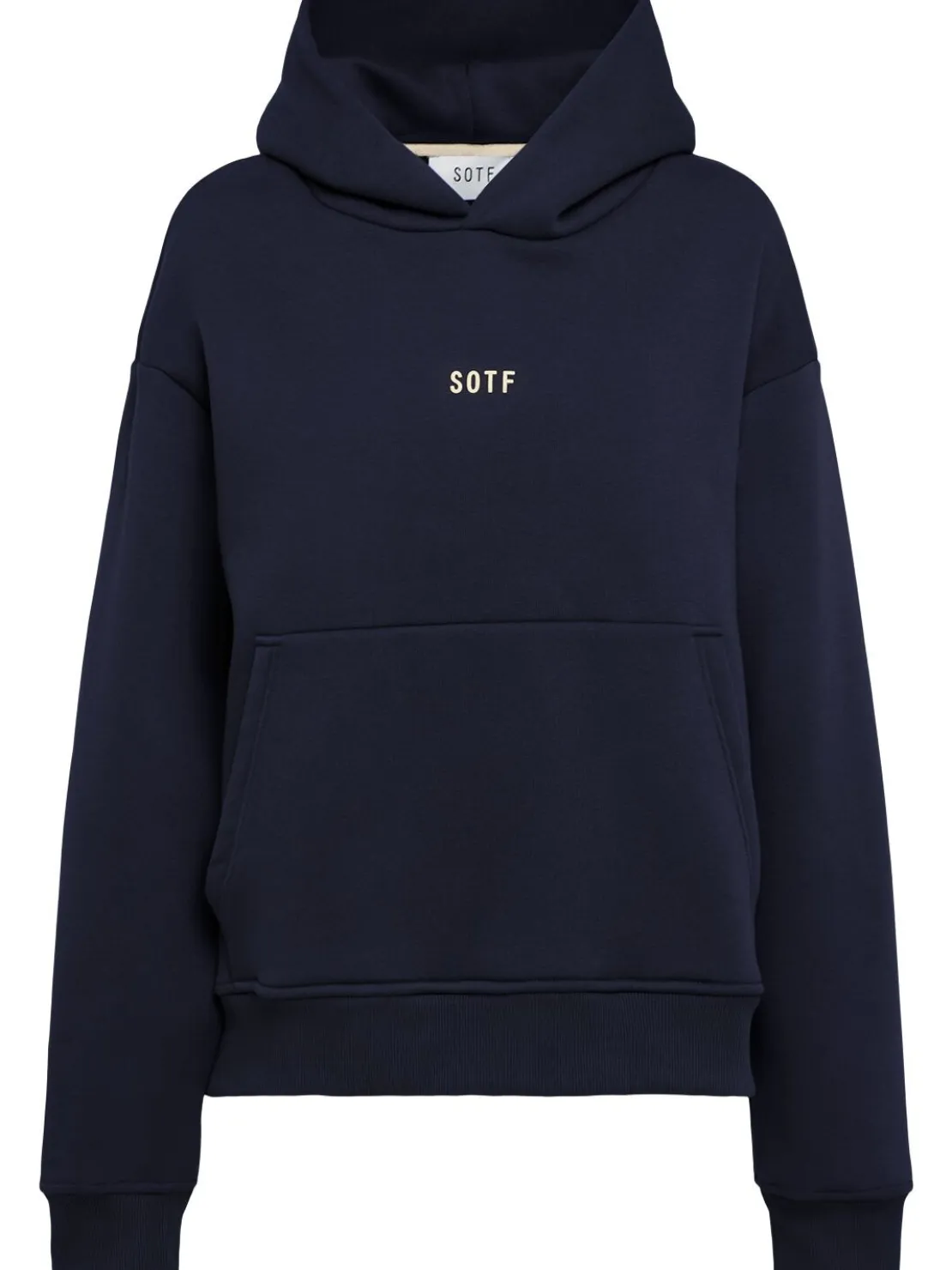Felpa in misto cotone con cappuccio