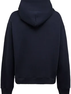 Felpa in misto cotone con cappuccio