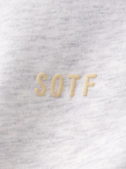 Felpa in misto cotone con cappuccio