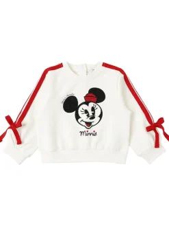Felpa in misto cotone con stampa Minnie