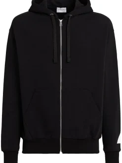Felpa LVR Exclusive in cotone con zip e cappuccio