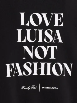 Felpa LVR Exclusive in cotone con zip e cappuccio