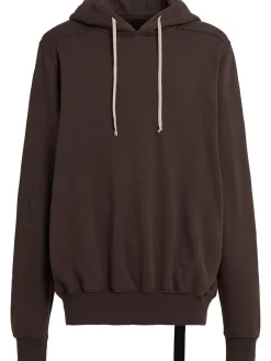 Felpa oversize in cotone con cappuccio