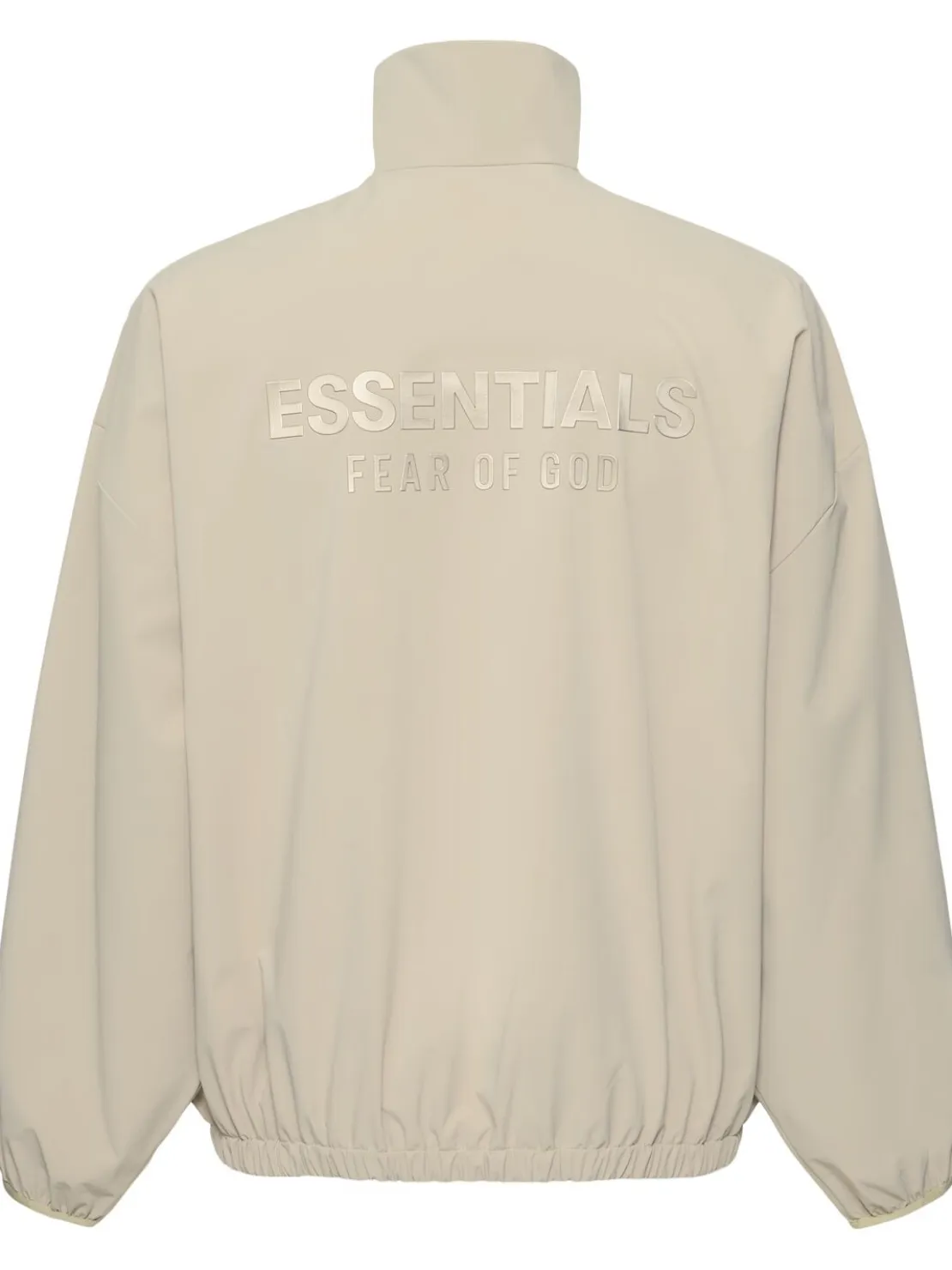 Felpa Sporty in nylon con zip parziale