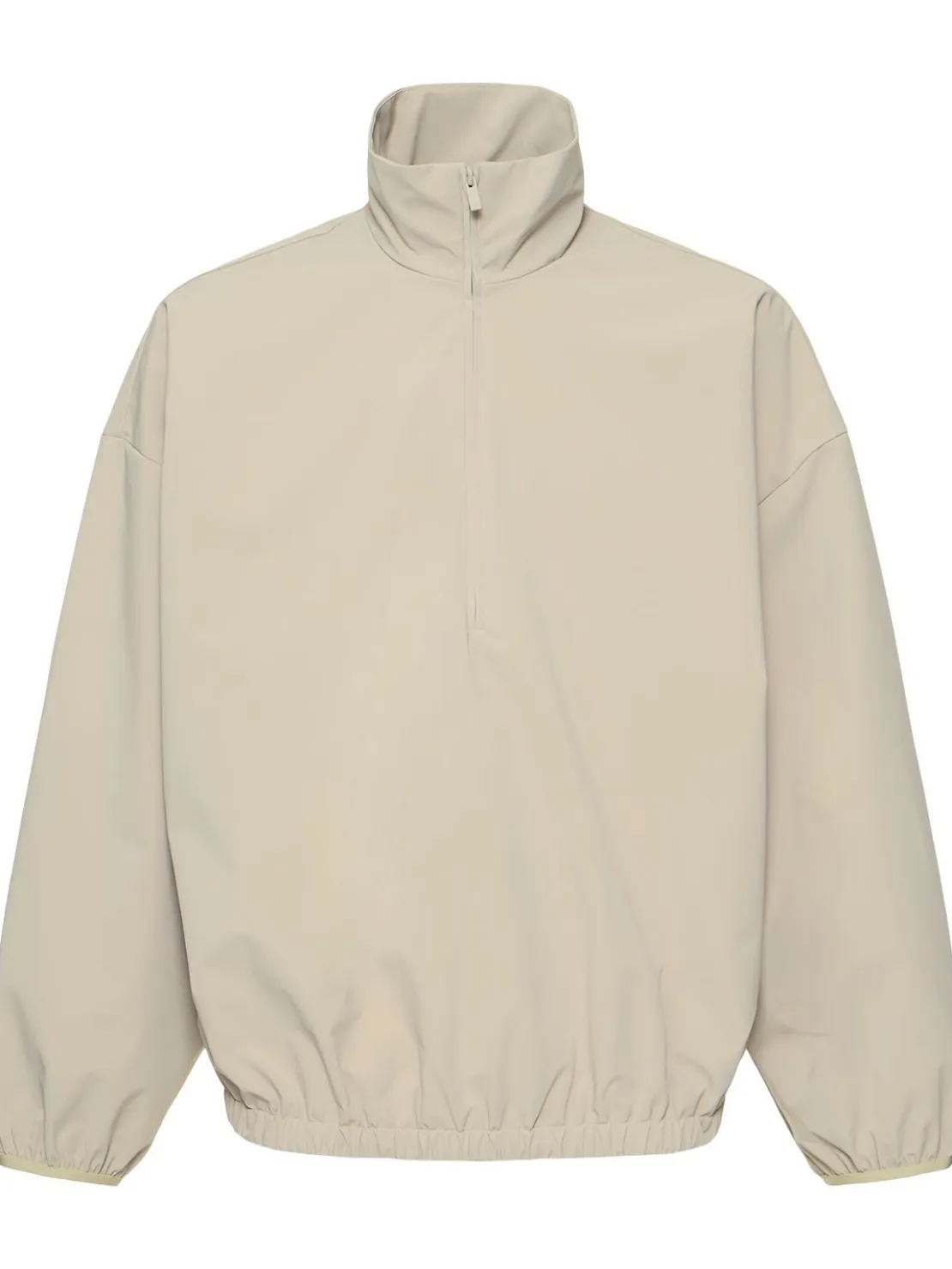 Felpa Sporty in nylon con zip parziale