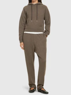 Felpa Timmi in misto cashmere / cappuccio