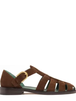 Fisherman suede sandals