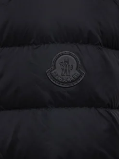 Fleurs bouclé nylon down jacket