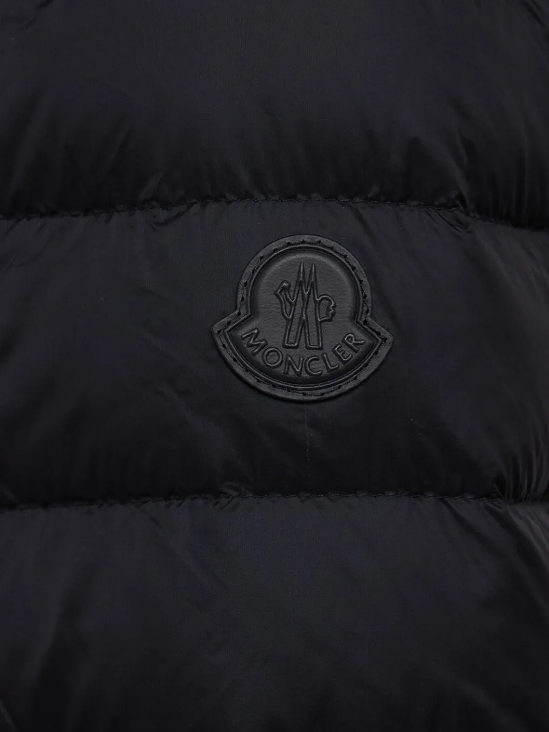 Fleurs bouclé nylon down jacket