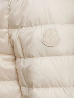 Fleurs bouclé nylon down jacket