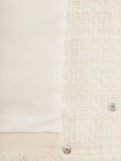 Fringed bouclé blazer