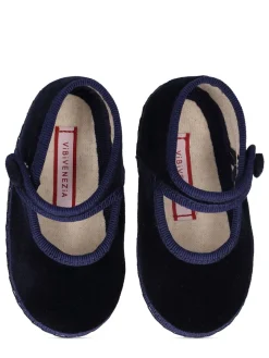 Friulane Mary Jane neonato in velluto