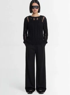 Gala cotton blend cropped sweater