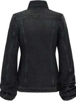 Giacca aderente con maniche oversize