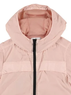 Giacca a vento in nylon con cappuccio