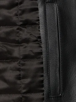 Giacca biker in pelle