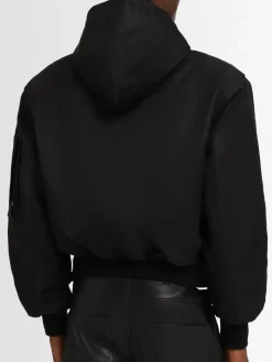 Giacca bomber con cappuccio