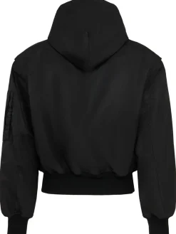 Giacca bomber con cappuccio