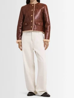 Giacca corta Zanie in shearling