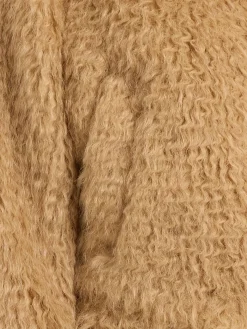 Giacca cropped in peluche