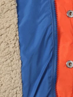 Giacca imbottita color block