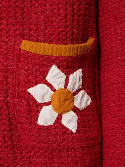 Giacca in cotone con dettagli applicati