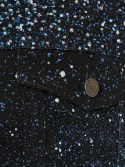 Giacca in denim con decorazioni