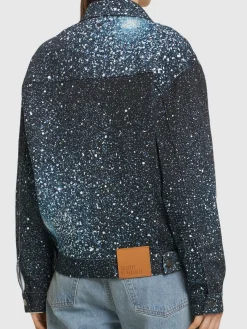 Giacca in denim con decorazioni
